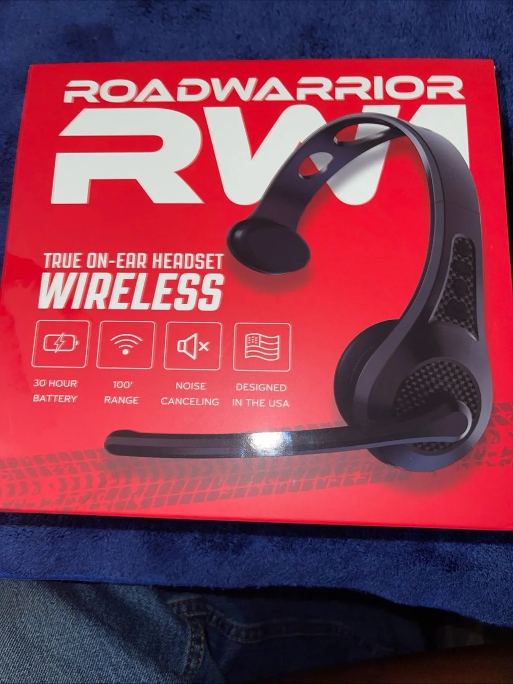 Wireless True On-Ear Headset - Black